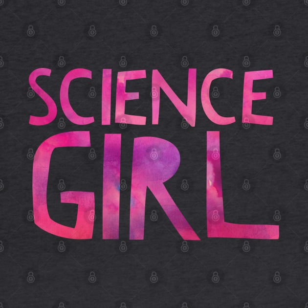 Science Girl Design | Female Science Fans Funky Pink Nebula by AstroGearStore